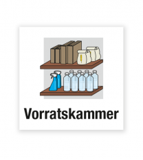 Demenzbeschilderung - Raumbeschriftung Vorratskammer - MA-BR-13