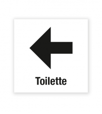 Demenzbeschilderung - Wegweiser Toilette links - MA-RP-06-1