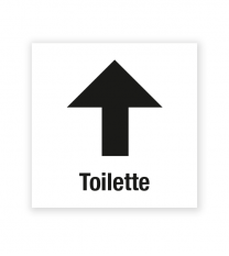 Demenzbeschilderung - Wegweiser Toilette oben - MA-RP-06-2