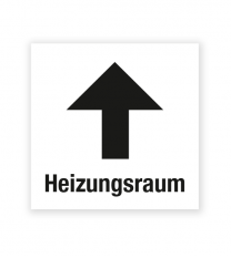 Demenzbeschilderung - Wegweiser Heizungsraum oben - MA-RP-11-2