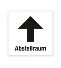 Demenzbeschilderung - Wegweiser Abstellraum oben - MA-RP-12-2