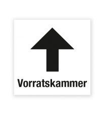 Demenzbeschilderung - Wegweiser Vorratskammer oben - MA-RP-13-2