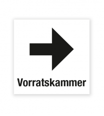 Demenzbeschilderung - Wegweiser Vorratskammer rechts - MA-RP-13-3