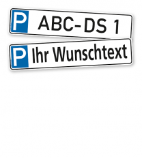 Parkplatzreservierer / Parkplatzschild - individuell – P