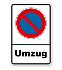 Eingeschränktes Halteverbot - Umzug