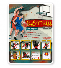 Spielplatzschild Basketball 8P - PB