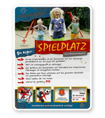 Spielplatzschild Spielplatz 4P - PB