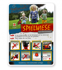 Spielplatzschild Spielwiese 8P - PB