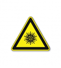 Hinweisschild Virus - SCH-WH-01