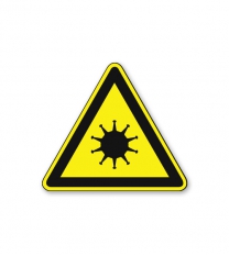 Hinweisschild Virus - SCH-WH-02