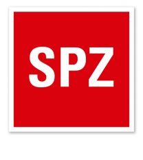 Brandschutzzeichen SPZ - Sprinklerzentrale