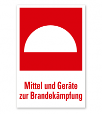 Mittel und Geräte zur Brandbekämpfung - Kombination