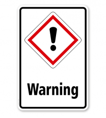 GHS - Schild Warning