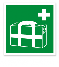 Rettungszeichen Medizinischer Notfallkoffer nach DIN EN ISO 7010 - E 027