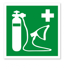 Rettungszeichen Wiederbelebungsgerät nach DIN EN ISO 7010 - E 028