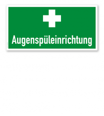 Fluchtwegschild Augenspüleinrichtung