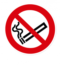 Verbotszeichen Rauchen verboten nach DIN EN ISO 7010 - P 002
