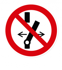Verbotszeichen Schalten verboten nach DIN EN ISO 7010 - P 031