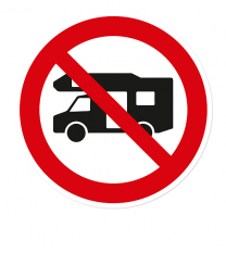 Verbotszeichen Für Wohnmobile verboten