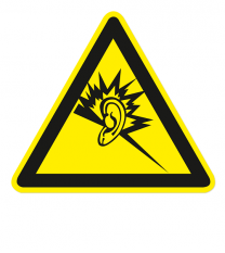 Warnzeichen Warnung vor Gehörschäden