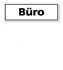 Textschild Büro 2 - TX