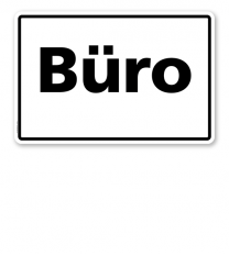 Textschild Büro - TX