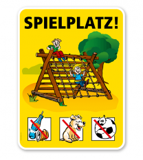 Spielplatzschild Spielplatz - VSS