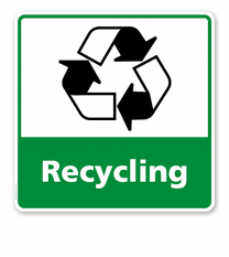 Schild Recycling - WH