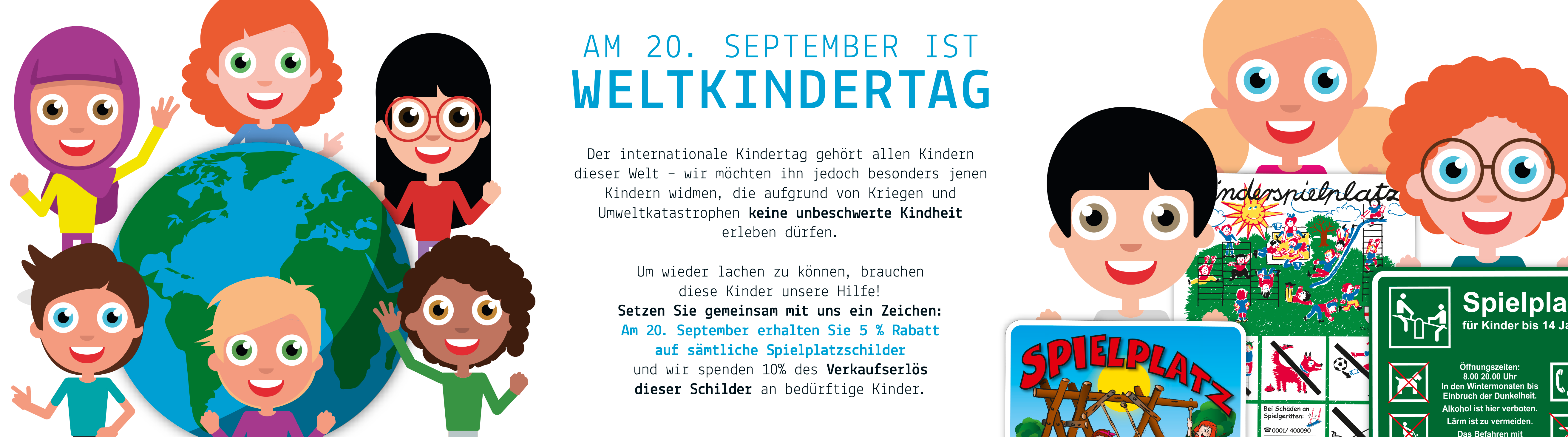 Unsere Spendenaktion zum Weltkindertag