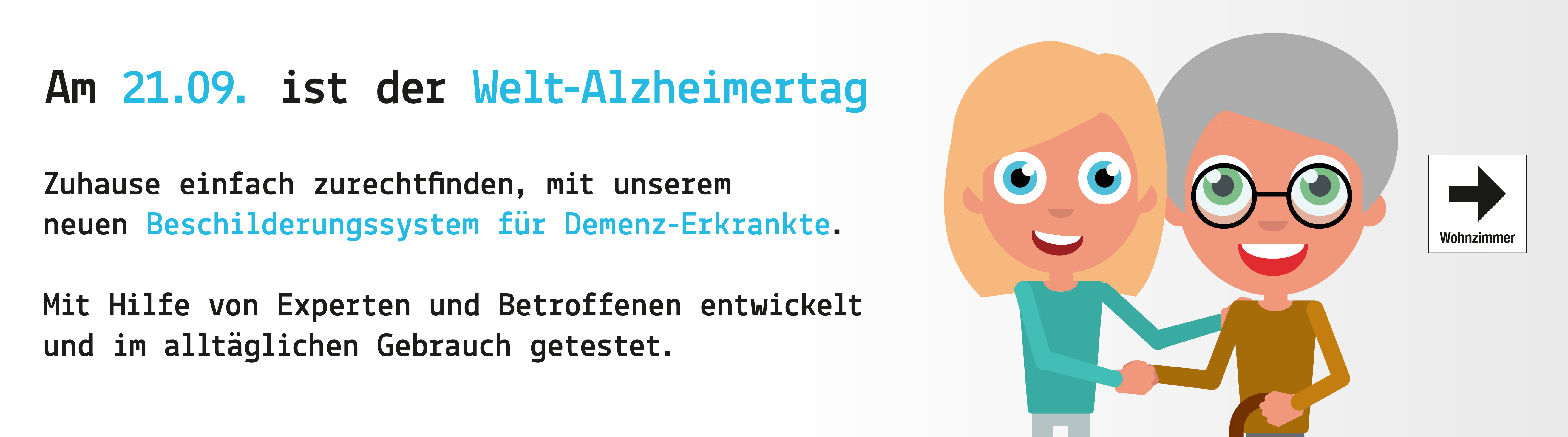 Zuhause einfach zurechtfinden - am Weltalzheimertag